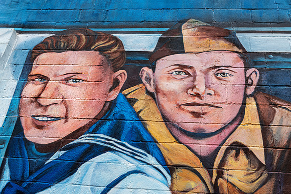 Gold Star Boys Mural