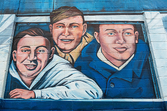 Gold Star Boys Mural