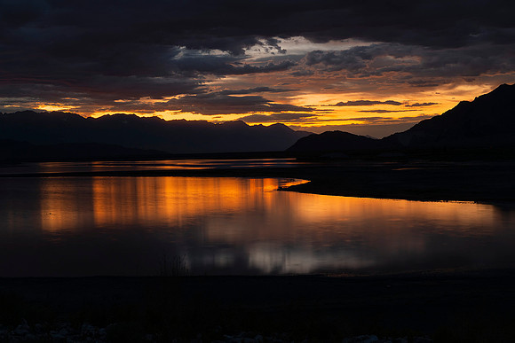 Owens Lake Sunset